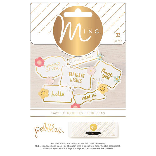 Heidi Swapp - Pebbles - MINC Collection - Spring Fling - Cardstock Stickers - Tags