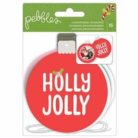 Pebbles - Holly Jolly Collection - Christmas - Ornaments