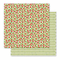 Pebbles - Holly Jolly Collection - Christmas - 12 x 12 Double Sided Paper - Holly