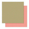 Pebbles - Holly Jolly Collection - Christmas - 12 x 12 Double Sided Paper - Christmas Plaid