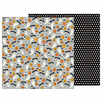 Pebbles - Trick or Treat Collection - Halloween - 12 x 12 Double Sided Paper - Hocus Pocus