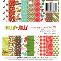 Pebbles - Holly Jolly Collection - Christmas - 6 x 6 Paper Pad