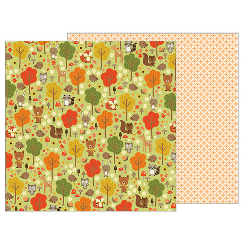 Pebbles - Woodland Forest Collection - 12 x 12 Double Sided Paper - Woodland Forest