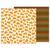 Pebbles - Woodland Forest Collection - 12 x 12 Double Sided Paper - Pumpkin Patch