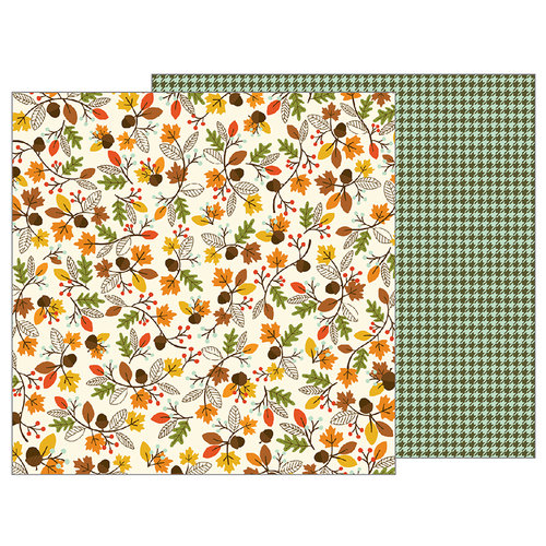 Pebbles - Woodland Forest Collection - 12 x 12 Double Sided Paper - Autumn Day