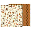 Pebbles - Woodland Forest Collection - 12 x 12 Double Sided Paper - Woodland Critters
