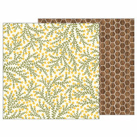 Pebbles - Simple Life Collection - 12 x 12 Double Sided Paper - Growing Floral