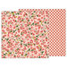 Pebbles - Simple Life Collection - 12 x 12 Double Sided Paper - Bougainvillea