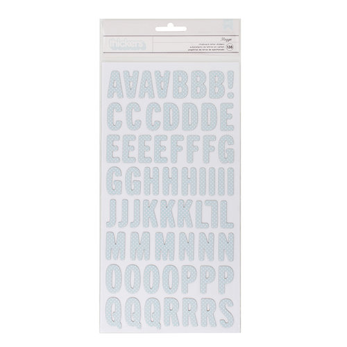 Pebbles - Lullaby Collection - Thickers - Chipboard Letter - Boy