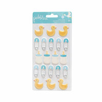 Pebbles - Lullaby Collection - Puffy Stickers - Boy