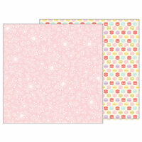 Pebbles - TeaLightful Collection - 12 x 12 Double Sided Paper - Delicate Lace