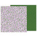 Pebbles - TeaLightful Collection - 12 x 12 Double Sided Paper - Lovely Lilacs