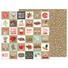 Pebbles - Merry Merry Collection - Christmas - 12 x 12 Double Sided Paper - Merry Merry