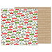 Pebbles - Merry Merry Collection - Christmas - 12 x 12 Double Sided Paper - Over the River