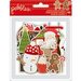 Pebbles - Merry Merry Collection - Christmas - Ephemera with Glitter Accents