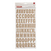 Pebbles - Merry Merry Collection - Christmas - Thickers - Printed Chipboard - Alpha