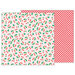 Pebbles - Sunshiny Days Collection - 12 x 12 Double Sided Paper - Sweet Cherries