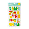 Pebbles - Sunshiny Days Collection - Chipboard Stickers - Icons