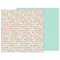 Pebbles - Forever My Always Collection - 12 x 12 Double Sided Paper - Freshly Baked