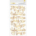 Pebbles - Forever My Always Collection - Thickers - Foam - Phrase - Gold Foil