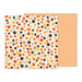 Pebbles - Midnight Haunting Collection - Halloween - 12 x 12 Double Sided Paper - Whirling Leaves