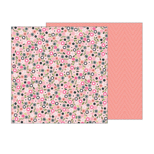 Pebbles - Girl Squad Collection - 12 x 12 Double Sided Paper - Fri-Yay