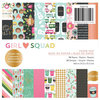 Pebbles - Girl Squad Collection - 6 x 6 Paper Pad with Foil Accents