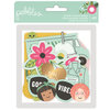 Pebbles - Girl Squad Collection - Ephemera with Foil Accents