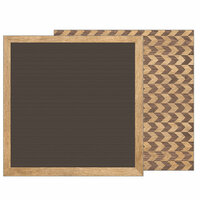 Pebbles - Heart of Home Collection - 12 x 12 Double Sided Paper - Letterboard