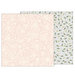 Pebbles - Heart of Home Collection - 12 x 12 Double Sided Paper - Heirloom Floral