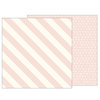 Pebbles - Heart of Home Collection - 12 x 12 Double Sided Paper - Blushing