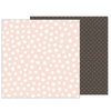 Pebbles - Heart of Home Collection - 12 x 12 Double Sided Paper - Painted Dots
