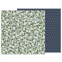 Pebbles - Heart of Home Collection - 12 x 12 Double Sided Paper - Wild Daisies