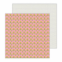 Pebbles - My Bright Life Collection - 12 x 12 Double Sided Paper - Sunflower