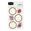 Pebbles - My Bright Life Collection - 3 Dimensional Stickers with Foil Accents