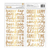 Pebbles - My Bright Life Collection - Thickers - Foam - Foil - Phrases