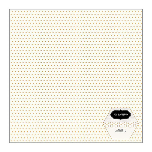 Pebbles - My Bright Life Collection - 12 x 12 Double Sided Paper with Foil Accents