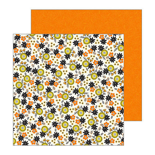 Pebbles - Spooky Boo Collection - Halloween - 12 x 12 Double Sided Paper - Hocus Pocus