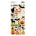 Pebbles - Spooky Boo Collection - Halloween - Cardstock Stickers with Glitter Accents