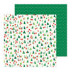 Pebbles - Cozy and Bright Collection - Christmas - 12 x 12 Double Sided Paper - Home For Christmas