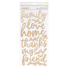 Jen Hadfield - Along The Way Collection - Thickers - Foam - Phrase - Gold Foil
