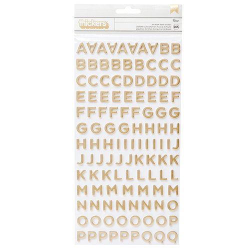 Jen Hadfield - Along The Way Collection - Thickers - Foam - Alpha - Gold Foil