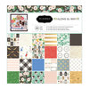 Pebbles - Along The Way Collection - 12 x 12 Paper Pad with Foil Accents