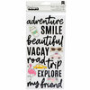 Jen Hadfield - Chasing Adventure Collection - Thickers - Foam - Phrases and Icons
