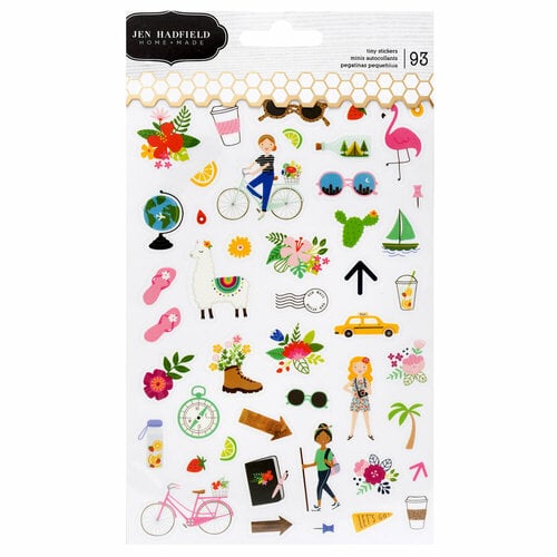 Pebbles - Chasing Adventure Collection - Clear Stickers - Tiny