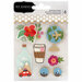 Pebbles - Chasing Adventure Collection - 3 Dimensional Stickers with Foil Accents