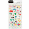 Pebbles - Chasing Adventure Collection - Puffy Stickers
