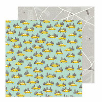 Pebbles - Chasing Adventure Collection - 12 x 12 Double Sided Paper - Big City