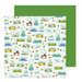 Pebbles - Chasing Adventure Collection - 12 x 12 Double Sided Paper - Tiny Travels