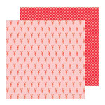 Pebbles - Oh Summertime Collection - 12 x 12 Double Sided Paper - Lobsters